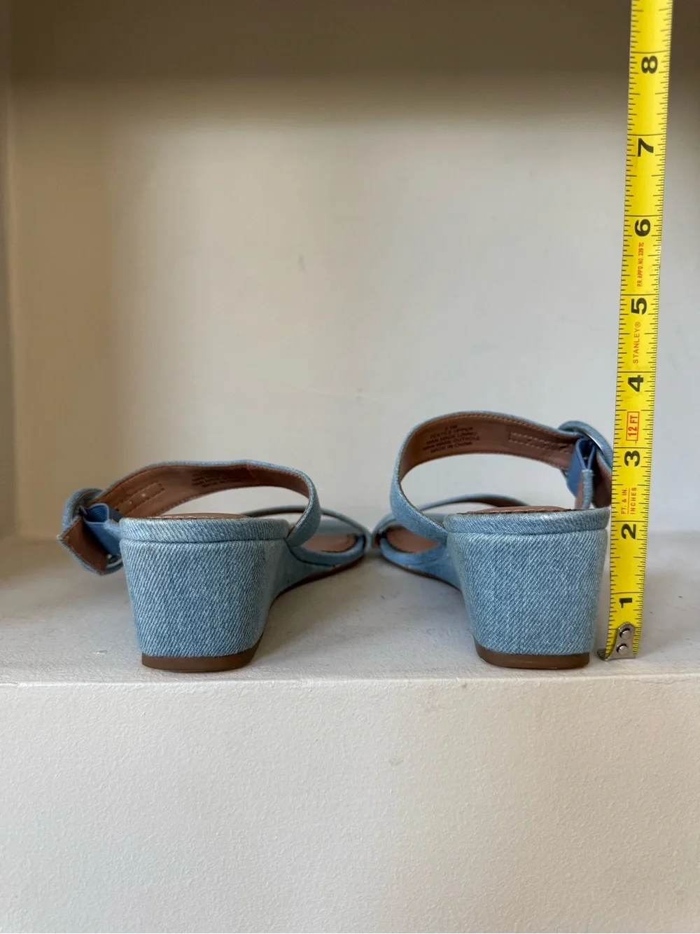 Anthropologie blue denim